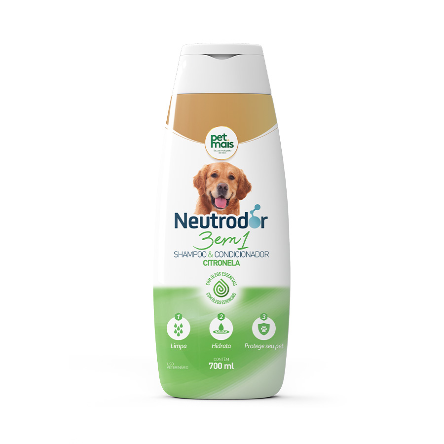 Shampoo Condicionador Petmais 3 Em 1 Citronela Neutrodor 7 Petz