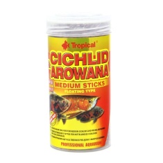 Alimento para Peixe Tropical Cichlids Red & Arowana Sticks - 90g