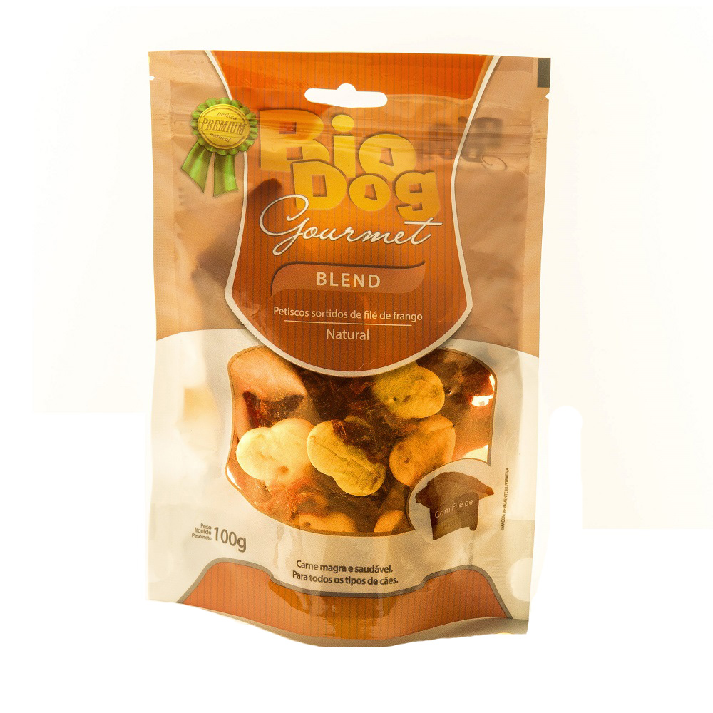 Biscoito Bio Dog Cães Adultos e Filhotes Gourmet Blend 100g Petz