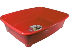 Bandeja para Gatos Classic Vermelho - Furacão Pet