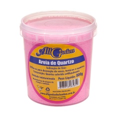 Areia Quartzo All Garden Rosa 800g