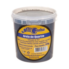 Areia Quartzo All Garden Preto 800g