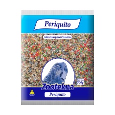 Ração Zootekna para Periquitos Mistura de Sementes - 500g