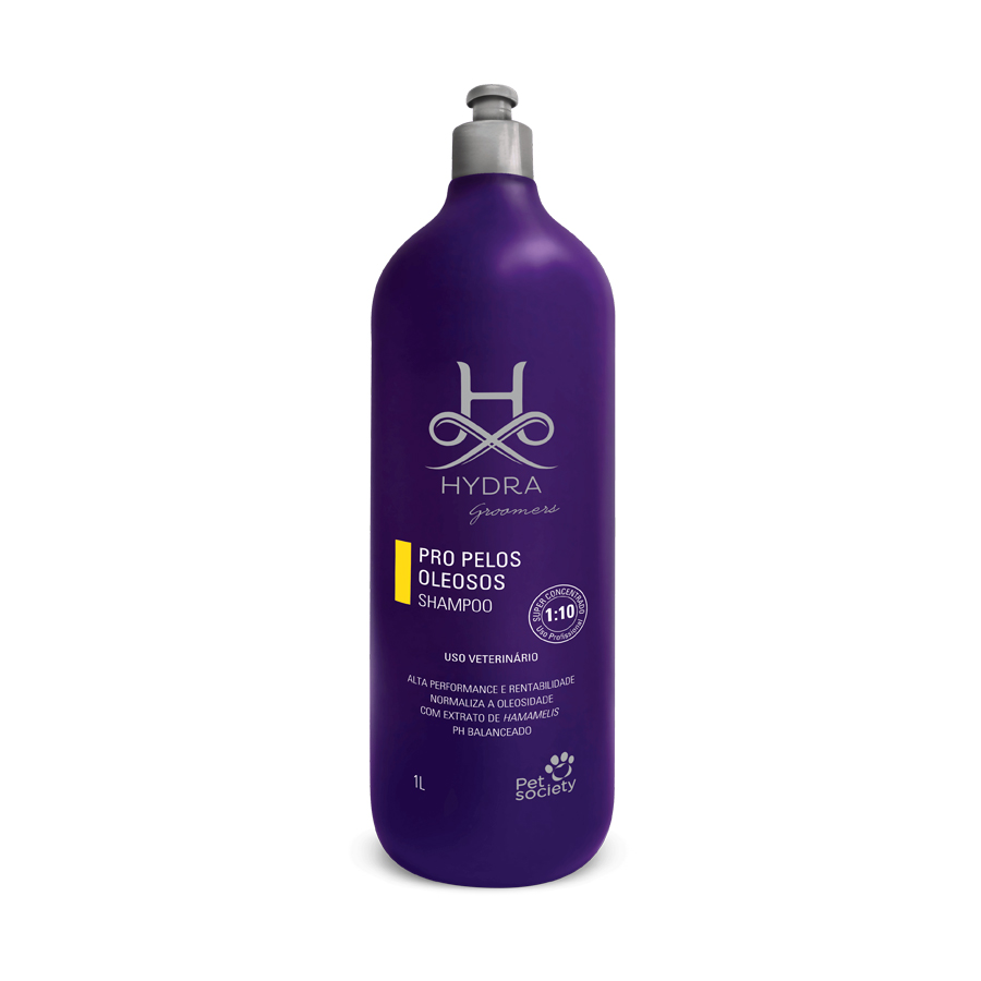 Shampoo Pet Society para Cães Hydra Groomers Pelos Oleosos 1L Petz