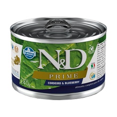 Ração Úmida N&D Prime para Cães Adultos Sabor Cordeiro e Blueberry 140g