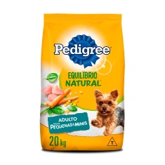 Ração Pedigree Equilíbrio Natural para Cães Adultos de Raças Pequenas e Minis