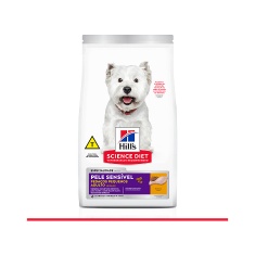 Ração Hill's Science Diet para Cães Adulto de Pele Sensível Pedaços Pequenos