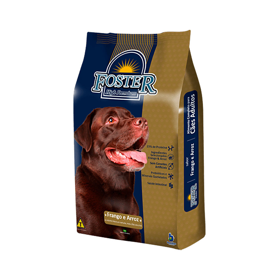Ração Foster para Cães Adultos Sabor Frango e Arroz - 15kg é boa?