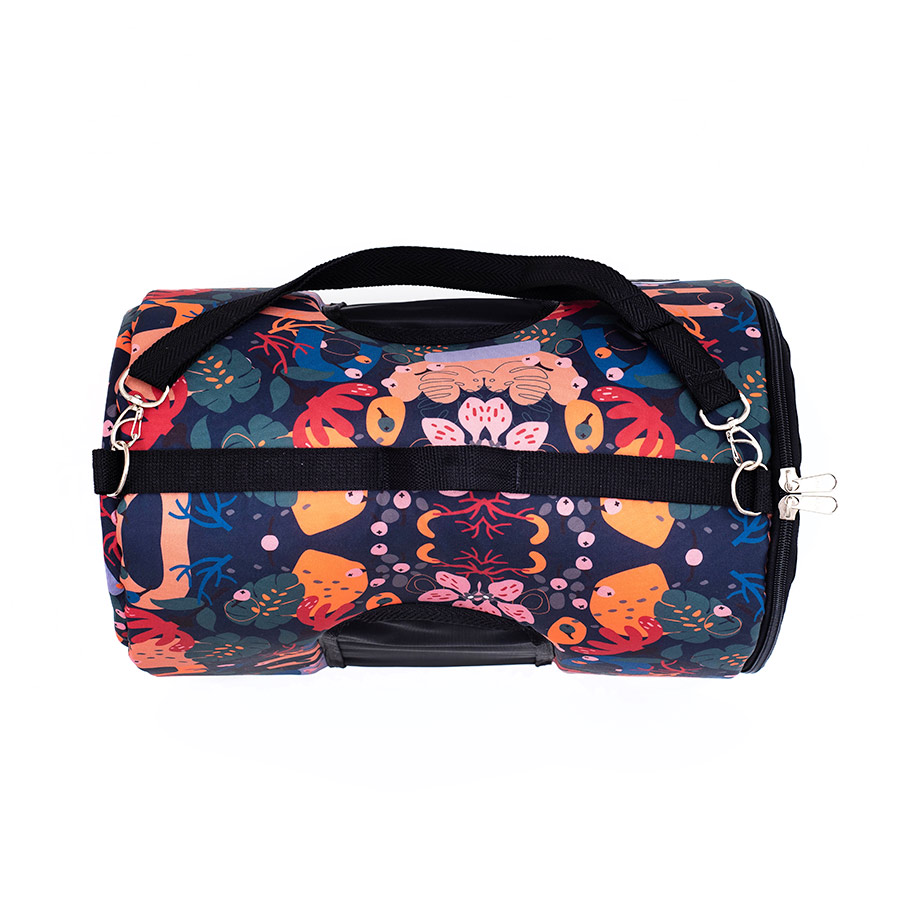 floral holdall bolsa