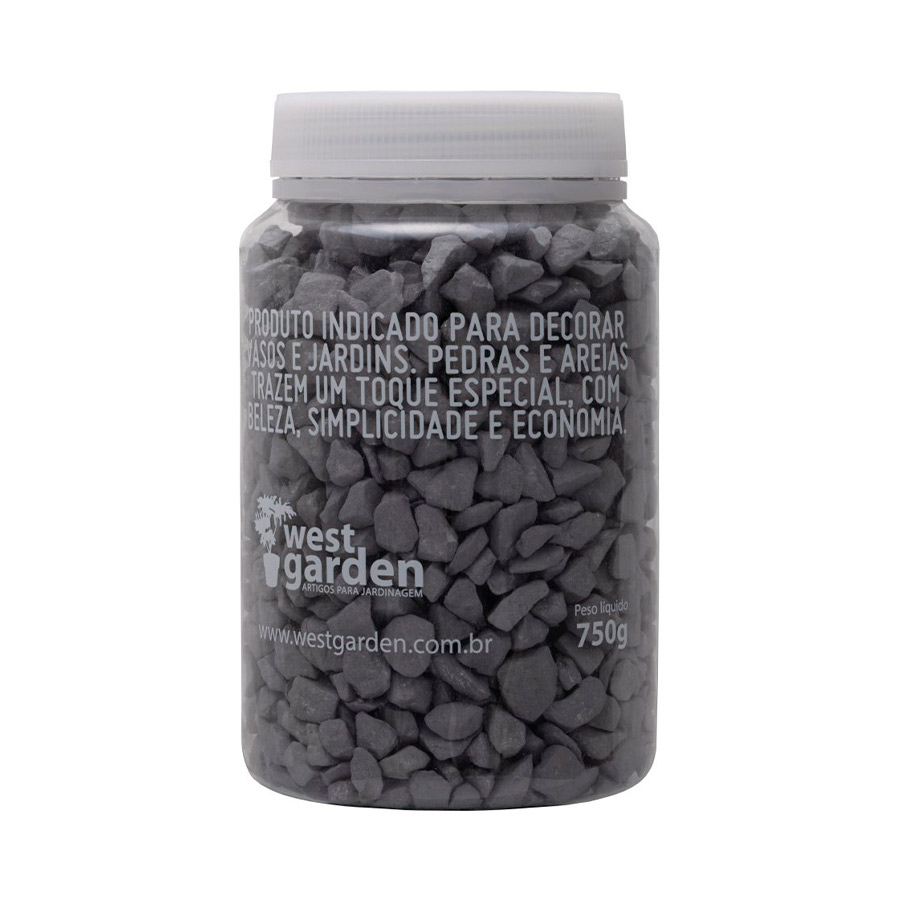 Pedra Decorativa West Garden Cinza para Jardim 750 g | Petz