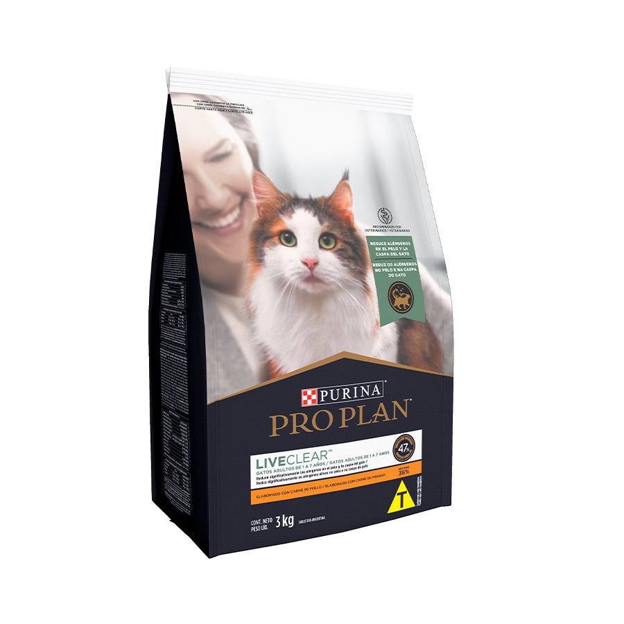 Pro Plan Live Clear: ração para gatos adultos | Petz