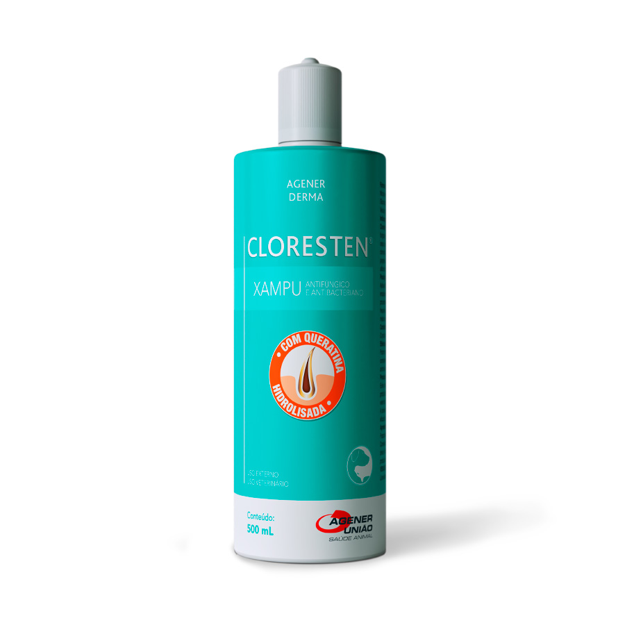 Cloresten o shampoo ideal para cães e gatos Petz