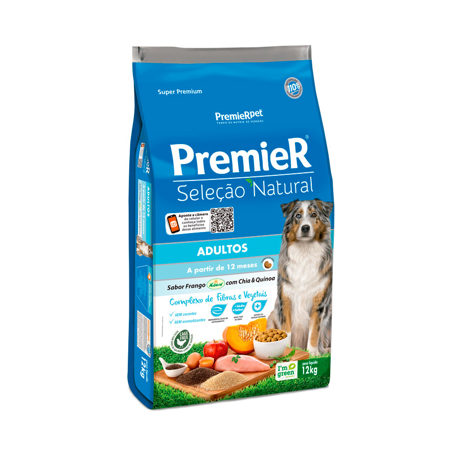 Ração Premier Seleção Natural para Cães Adultos Sabor Quinoa 12kg é ruim? Ração Premier Seleção Natural para Cães Adultos Sabor Quinoa 12kg é boa?