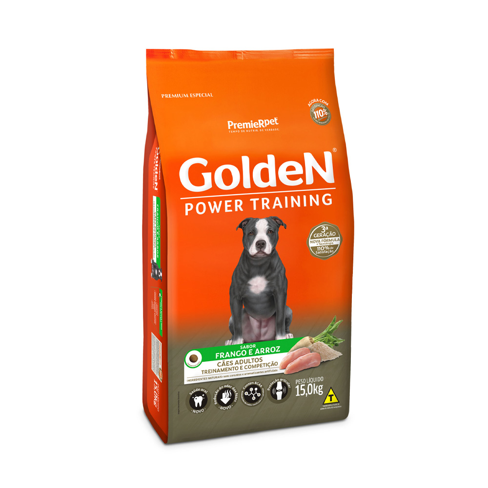 Racao golden Power training - adequanda para bully