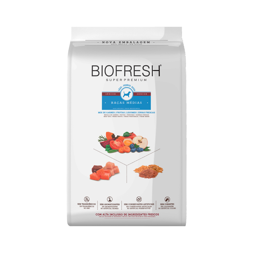 Ração Biofresh para Cães Sênior de Raças Médias - 3kg é boa?